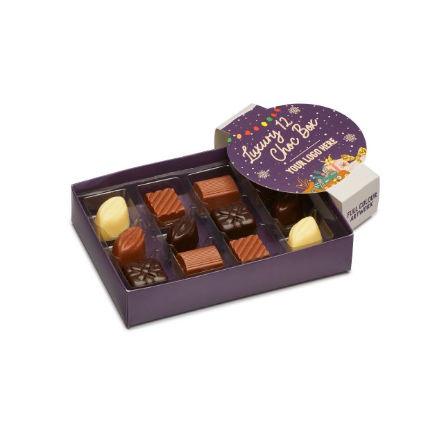 Winter Collection `25 – Luxury 12 Choc Box – Chocolate Truffles